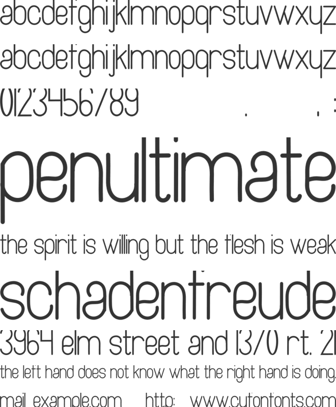 Artesana font preview