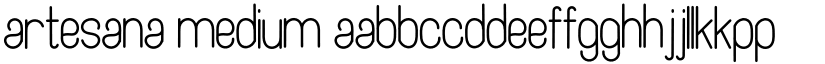 Artesana Medium font