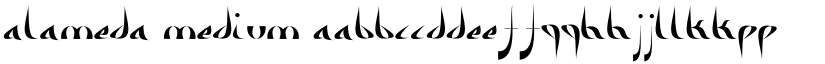 Alameda Medium font