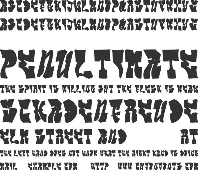 AEROSOUL font preview