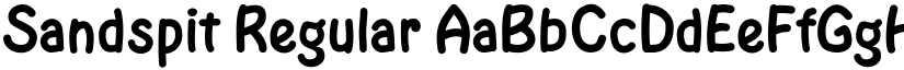 Sandspit Regular font