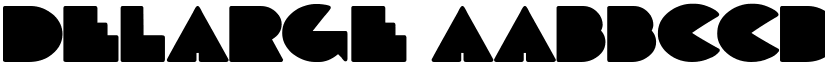 DeLarge font