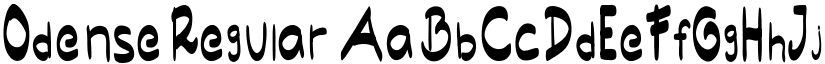 Odense Regular font