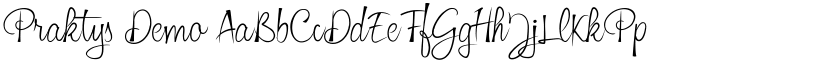 Praktys Demo font