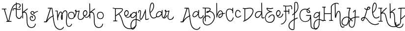Vtks Amoreko Regular font