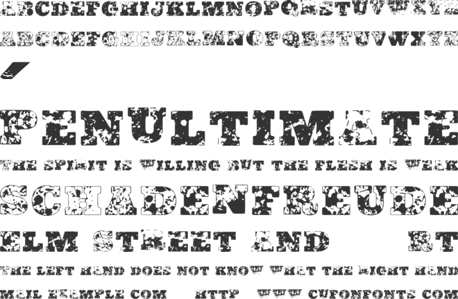 Vtks Meganya font preview