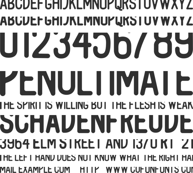 Volaroid Sans font preview