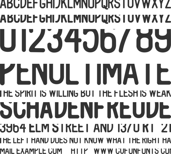 Volaroid Sans font preview