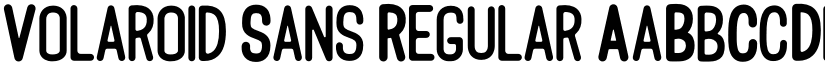 Volaroid Sans Regular font