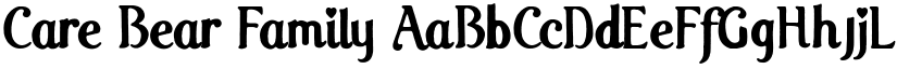 Care Bear Family font