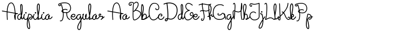Adipilia Regular font