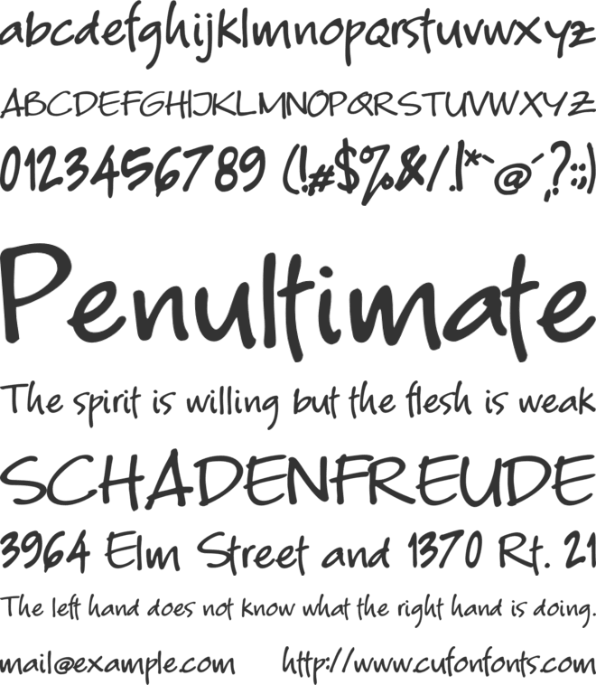 Kyoto Northern font preview