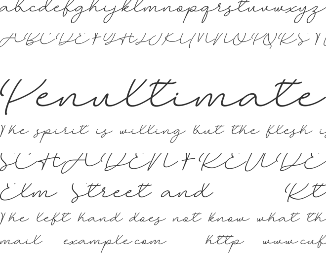 Larianti font preview