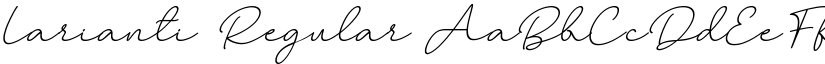 Larianti Regular font