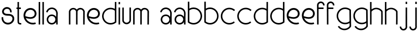 Stella Medium font