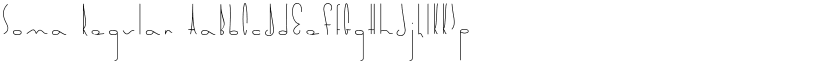 Soma Regular font