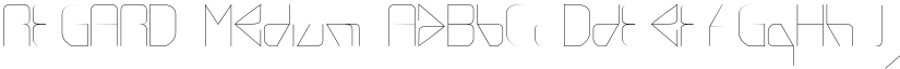 REGARD Medium font