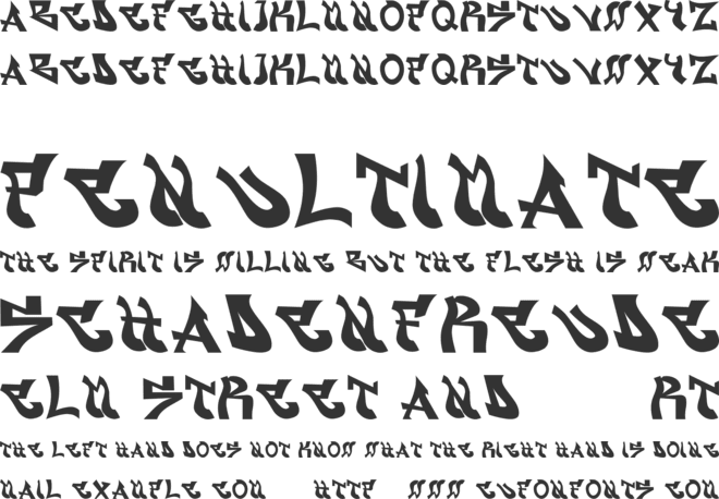 graffont font preview
