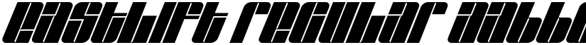 EastLift Regular font