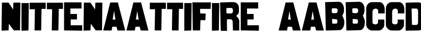 nittenaattifire font