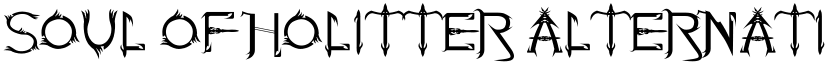 Soul Of Holitter Alternative Regular font