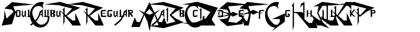 SoulCalibuR Regular font