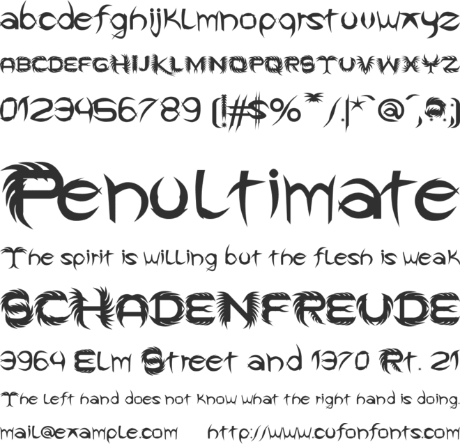 GDS Infinity font preview