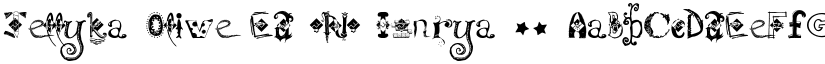 Jellyka Olive Ed 'N' Isnrya -> font