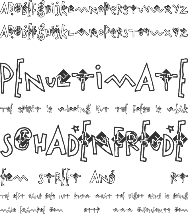 Smartfair font preview