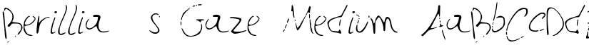 Berillia__s_Gaze Medium font