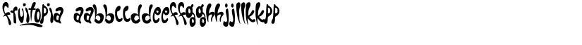 Fruitopia font