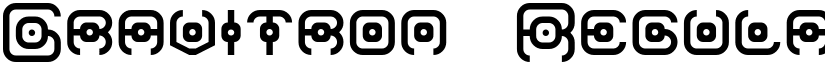 Gravitron Regular font