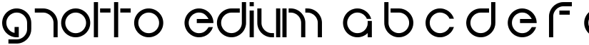 grotto Medium font