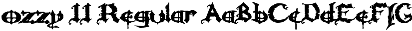 ozzy II font download