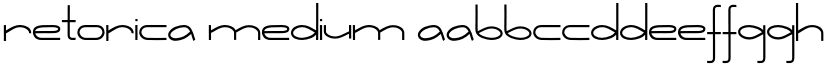 Retorica Medium font