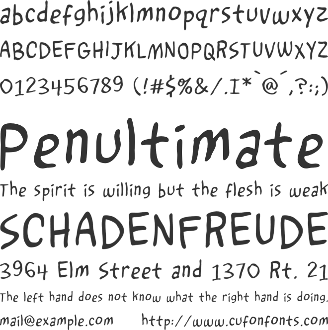 Restless Soul BB font preview