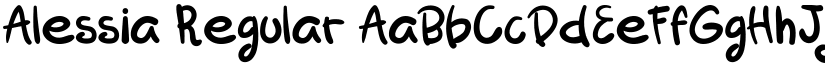 Alessia Regular font