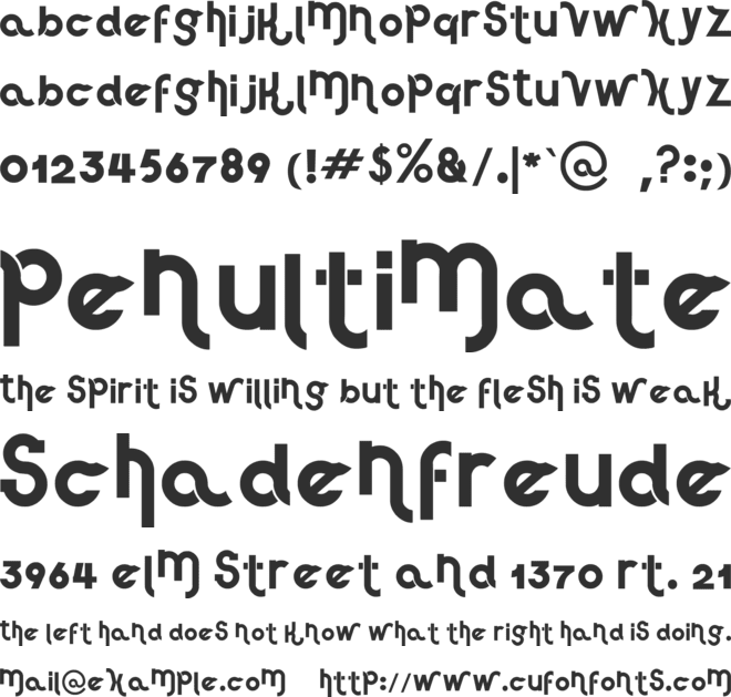 Haus Sweet Haus font preview