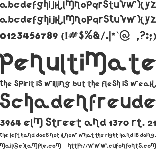 Haus Sweet Haus font preview