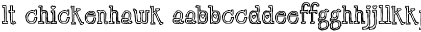 LT Chickenhawk font