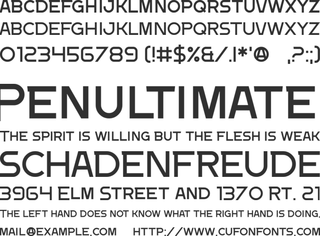 Document Two font preview