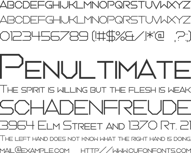 Orchestra of Strings font preview