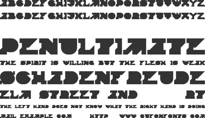 Termina font preview