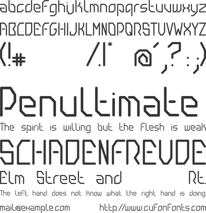 gibi font preview