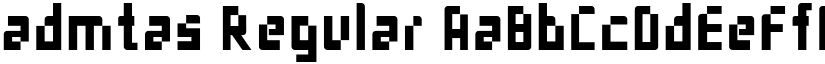 admtas font download