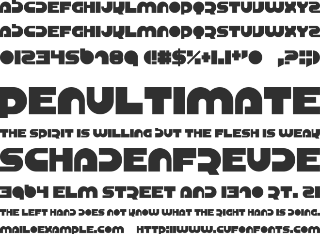 Iregula To font preview