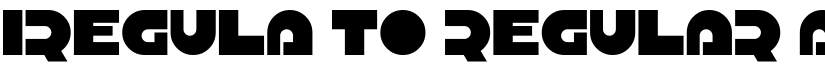 Iregula To Regular font