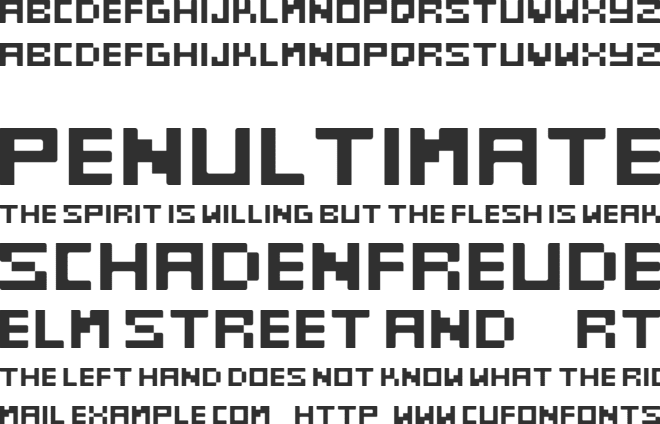 Lunch font preview