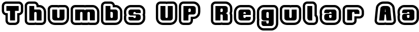 Thumbs UP Regular font
