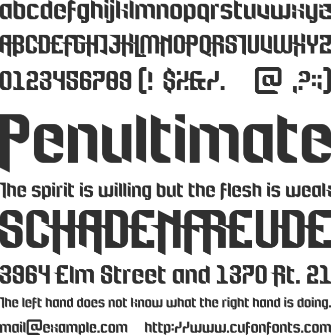 Fort Brewith font preview